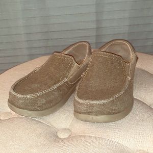 Boys Crocs canvas slip on